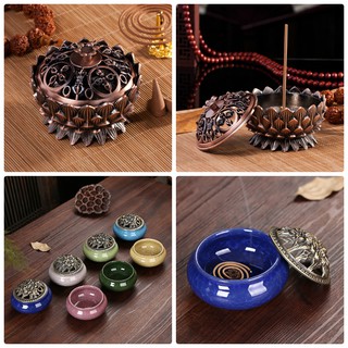 [GIÁ SẬP SÀN] LƯ ĐỒNG ĐỐT HƯƠNG TRẦM HÌNH HOA SEN [SỈ]
