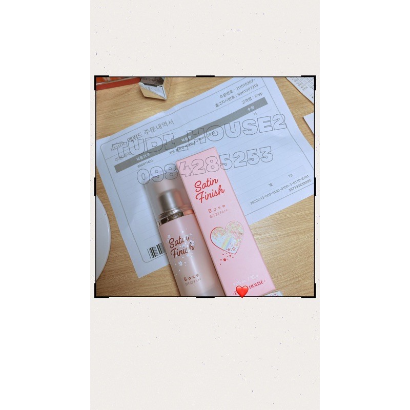 Kem lót Et House Satin Finish BASE SPF33 PA++ 30g | BigBuy360 - bigbuy360.vn