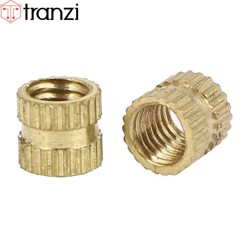 Đai ốc cấy ren Insert Nuts Tone đồng M5x6x7 - túi 10 cái