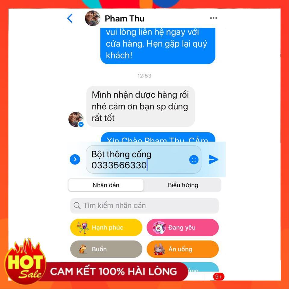 [Chính hãng YuHao] Bột Thông Tắc Cống Bồn Cầu Bồn Rửa Mặt Đường Ống