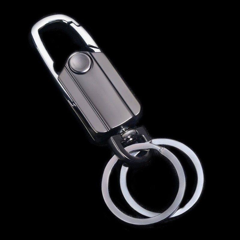 Móc khóa xoay 4 trong 1 có đồ mở nắp chai/ màn hình điện thoại tiện dụng