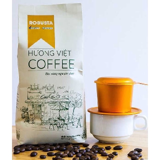 Cà Phê Robusta Rang Mộc Nguyên Chất (Bột Pha Máy)