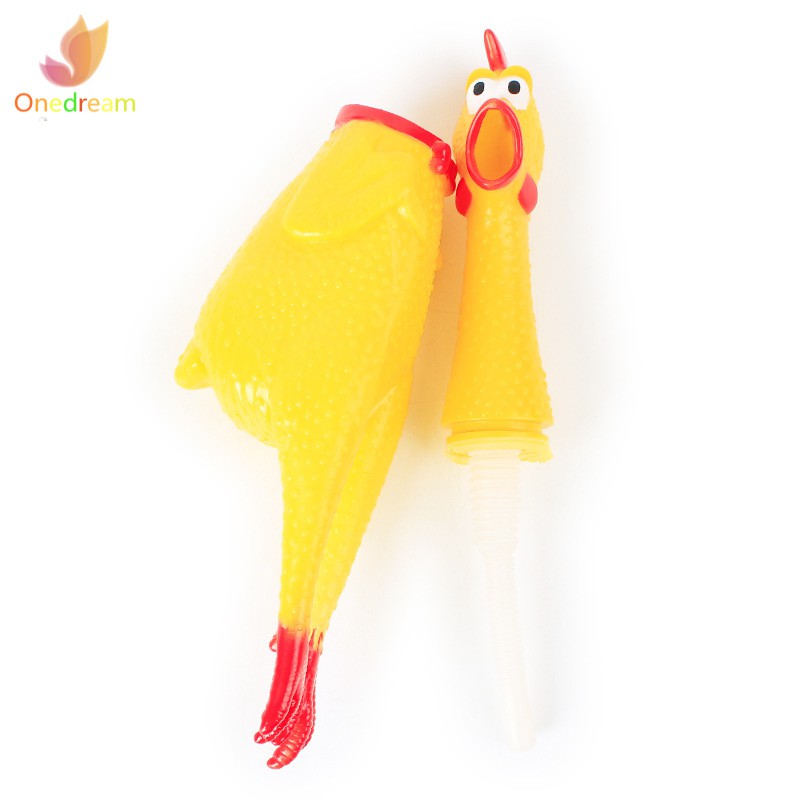 ❦ღ♣ Funny Vent Chicken Shrilling Chicken Sound Squeeze Screaming Toy Gifts