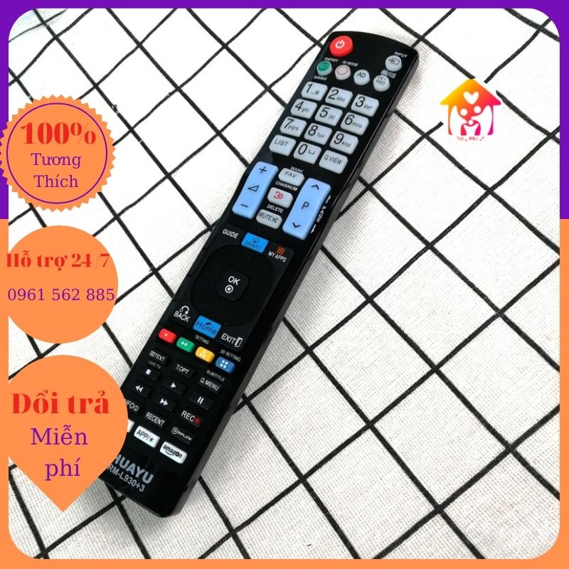 Điều khiển tivi LG đa năng HUAYU-RM-L930+3 dùng cho mọi loại TV LG tại Việt Nam