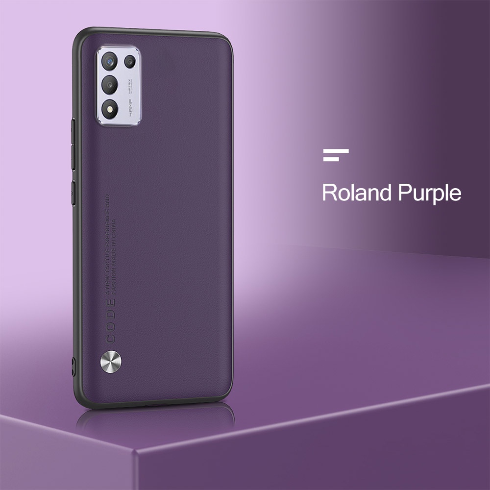 Ốp điện thoại da họa tiết một chấm chống sốc cho Realme Q3s Oppo Realme Q3s