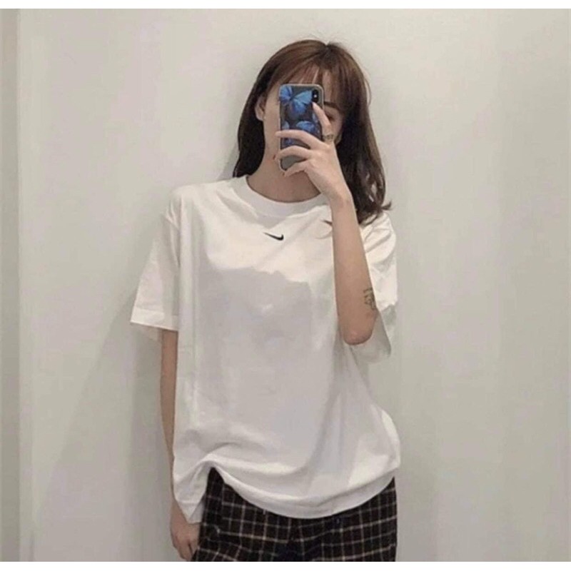 Áo phông unisex ♥️FREESHIP♥️ thêu lo go ( ảnh thật cuối bài)