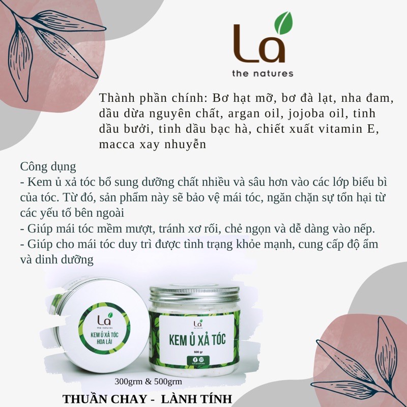 Xả Ủ Tóc Thảo Mộc Bơ & Nha Đam Handmade. Bổ Sung Hạt Macca. Giúp Tóc Mềm Mượt, Vào Nếp, Tăng Độ Ẩm, Bảo Vệ Tóc Hư Tổn | BigBuy360 - bigbuy360.vn