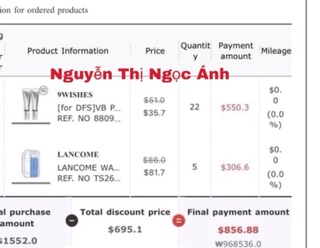 Kem dưỡng trắng 9Wishes - có bill