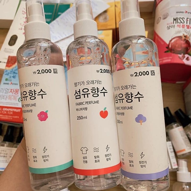 XỊT THƠM QUẦN ÁO FABRIC PERFUME HÀN QUỐC