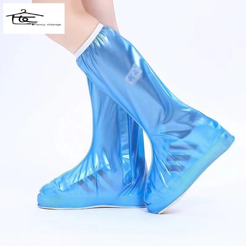 Vỏ Bọc Giày Bốt Đi Mưa Bằng Silicone Dày Dặn Chống Trượt Chống Thấm Nước Cho Nam Và Nữ
