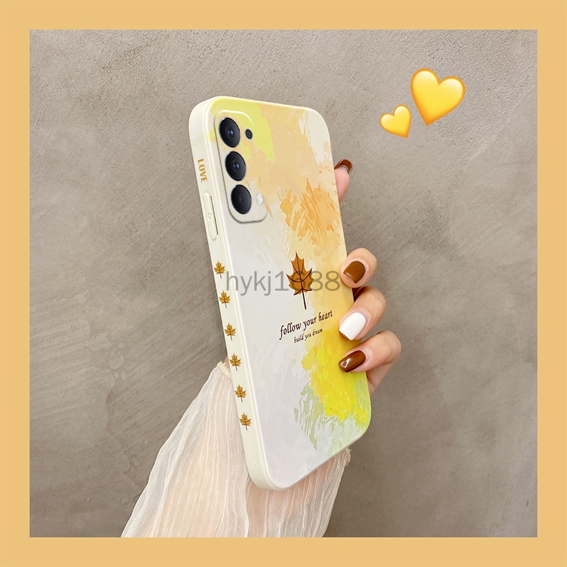 Ốp lưng OPPO Reno4 Ốp Lưng Điện Thoại silicone tpu Mềm Chống Rơi In Hình Tranh Sơn Dầu Cho OPPO Reno 4 Reno4