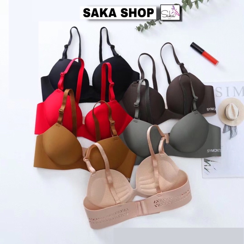 Áo lót nữ có gọng nâng tạo khe nâng dáng chất su S03