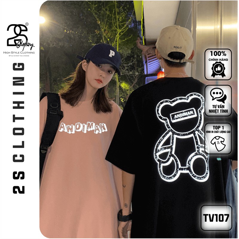 Áo Thun Đôi Nam Nữ Form Rộng Tay Lỡ 2s Clothing Áo Thun Unisex Tay Lỡ Form Rộng Cotton Oversize Giá Rẻ In Hình TV107