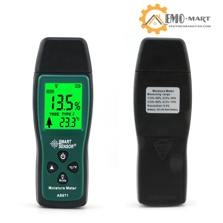 Máy đo độ ẩm gỗ Smart sensor AS971