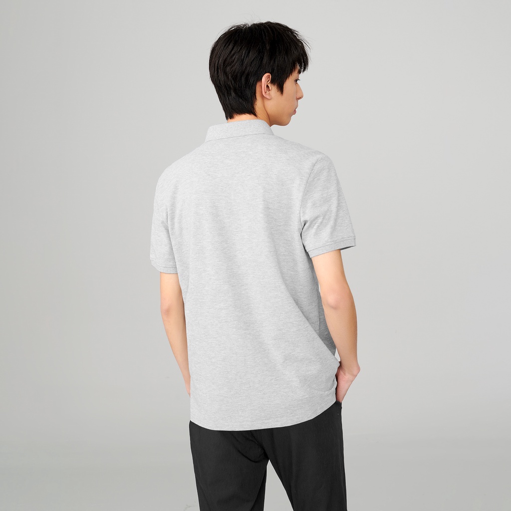 HLA - Áo Thun Polo Nam Simple and Generous Short Sleeve POLO Shirt
