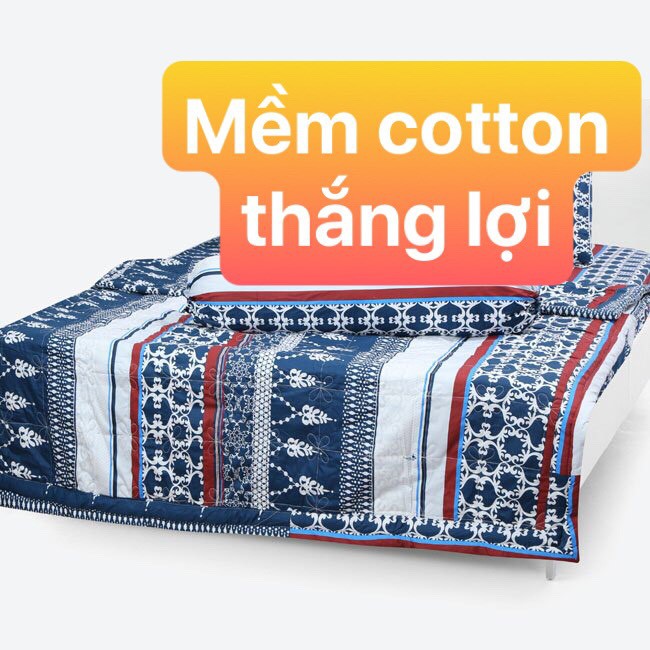 Mền Cotton Thắng Lợi Chần Gòn NHIỀU MÀU