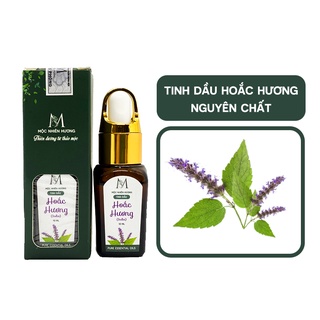 Tinh dầu Hoắc Hương nguyên chất Mộc Nhiên Hương 10ml/50ml chiết xuất thiên nhiên giúp thư giãn, giảm stress căng thẳng