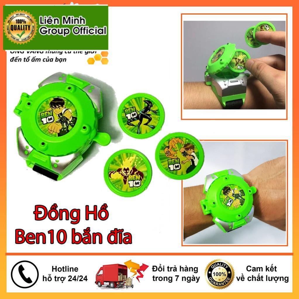 Đồ Chơi Đồng Hồ Ben 10 Cho Bé, Chiếu Sáng 24 Nhân Vật, Chất Liệu Nhựa ABS An Toàn Tuyệt Đối Cho Bé Sử Dụng