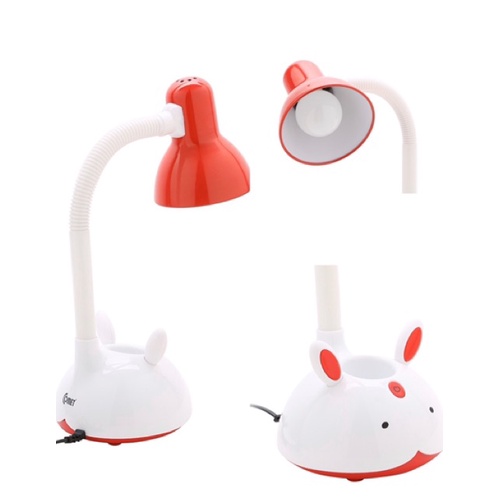 Đèn bàn học sinh bảo vệ mắt, đèn led ánh sáng vàng tiết kiệm điện COMET CT411 5W màu xanh/ đỏ