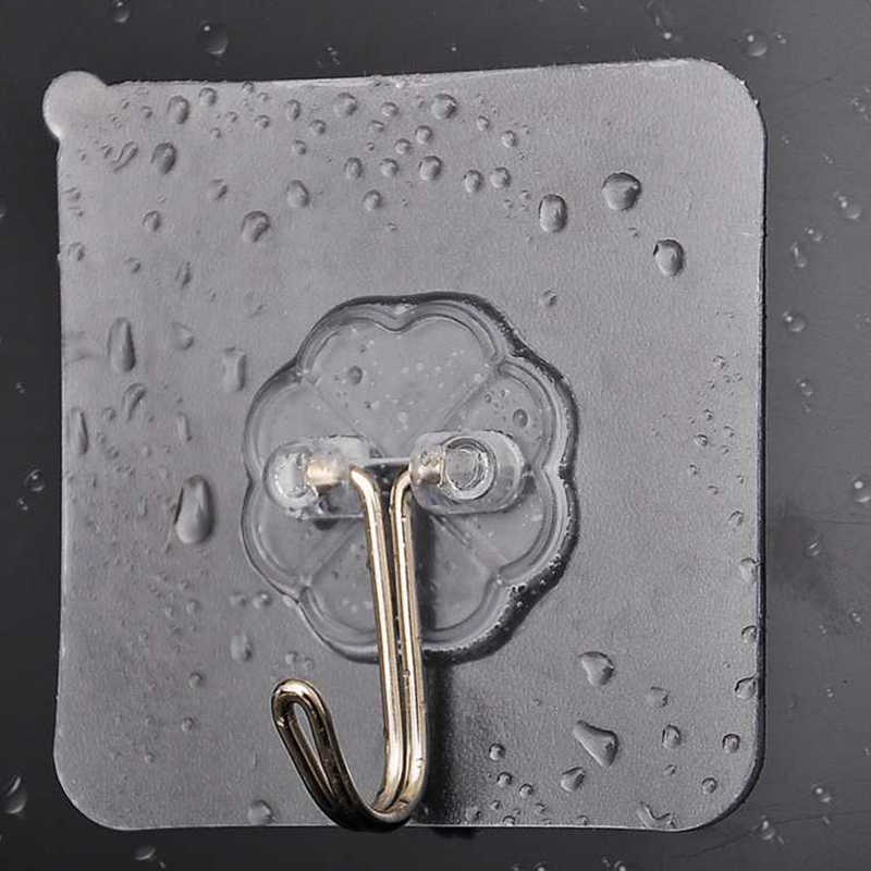 Móc Dán Tường Siêu Dính Trong Suốt Chịu Lực Tốt Treo Tường Chắc Chắn 6*6cm