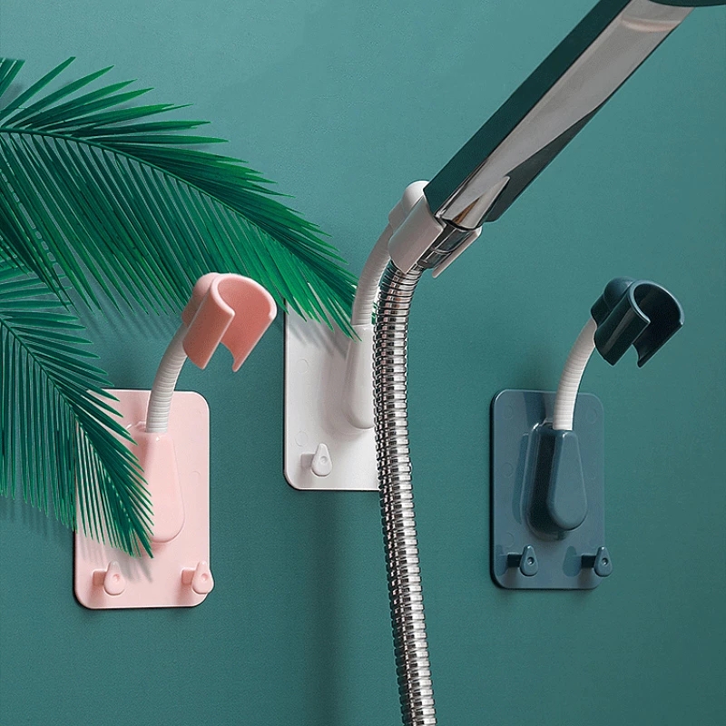 Giá đỡ vòi sen có 2 móc kiểu xoay 360 độ có thể điều chỉnh được