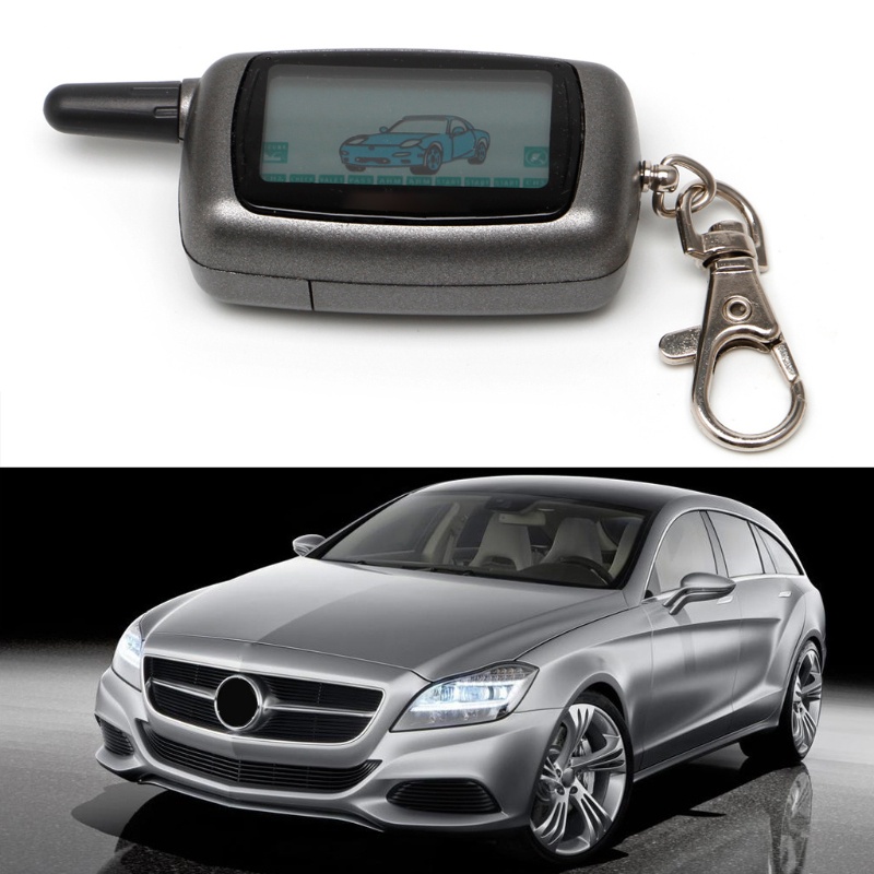 Móc Khóa Gắn Vỏ Điều Khiển Từ Xa Hai Chiều Kiêm Chuông Báo Màn Hình Lcd Hai Chiều Cho Star
