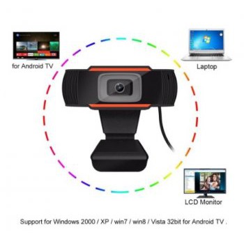 Webcam 1080p Hd Màu Đen | BigBuy360 - bigbuy360.vn