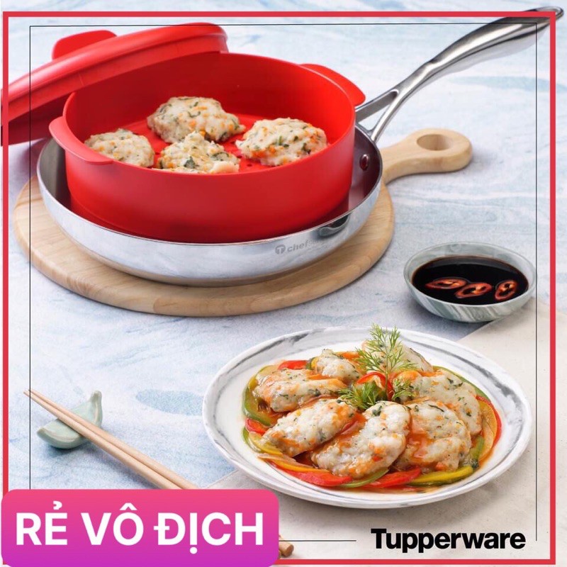 Tupperware <3 Xửng hấp 1 Tầng có nắp Steam It