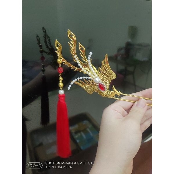 Phượng hoàng trâm cổ trang thanh giản