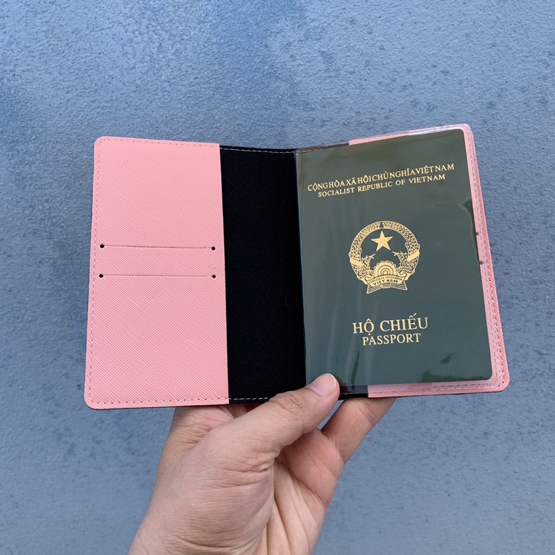 Bao đựng hộ chiếu trong suốt, vỏ bọc passport nhựa