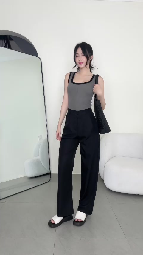 Jumpsuit nữ ba lỗ viền dáng short thun co giãn J02 I Hhvintage | BigBuy360 - bigbuy360.vn