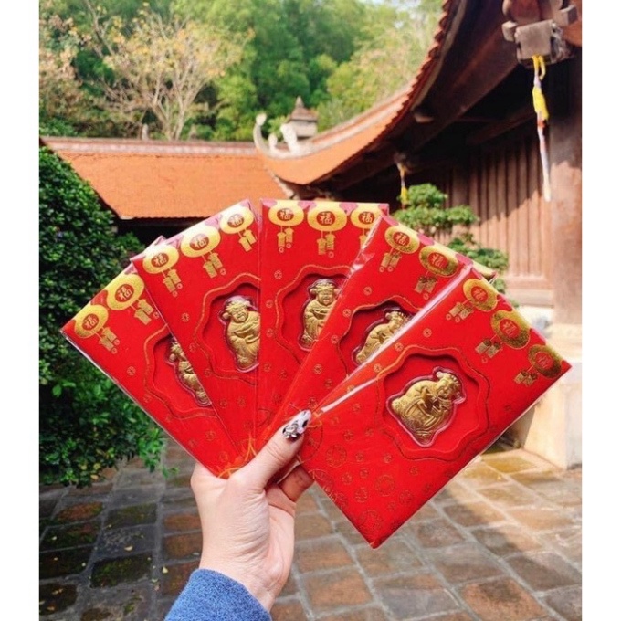 Combo 10 Tấm Lì Xì Thần Tài