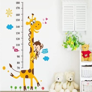Decal thước đo chiều cao dán tường đáng yêu - đủ mẫu