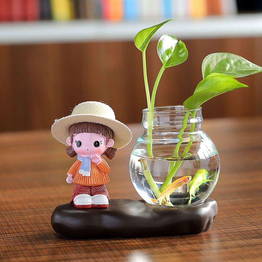 CONOPERY Chậu Cây Thủy Canh Bằng Nhựa Resin Trang Trí Phòng Khách