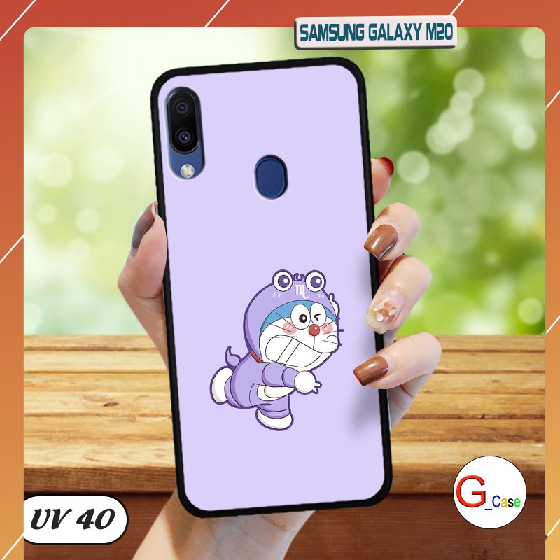 Ốp lưng nhám viền dẻo Samsung Galaxy M20 in hình