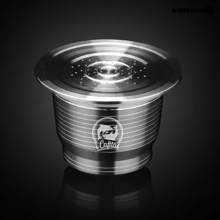 SHAPE™  Steel Refillable Coffee Capsule Filter Tamper Nespresso
