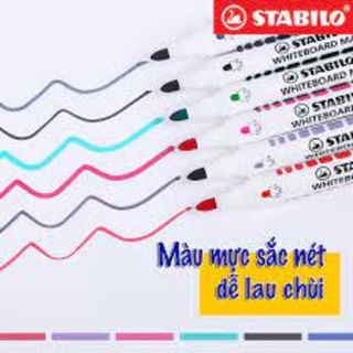 Bút viết bảng đầu vuông stabilo plan whiteboard marker