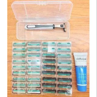 Set dao cạo râu + 36 lưỡi dao cạo