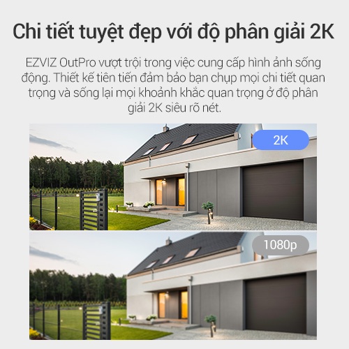 Camera WI-FI EZVIZ C3TN 3MP, Ngoài Trời, Đàm Thoại 2 Chiều, Ghi Hình Màu, Còi &amp; Đèn