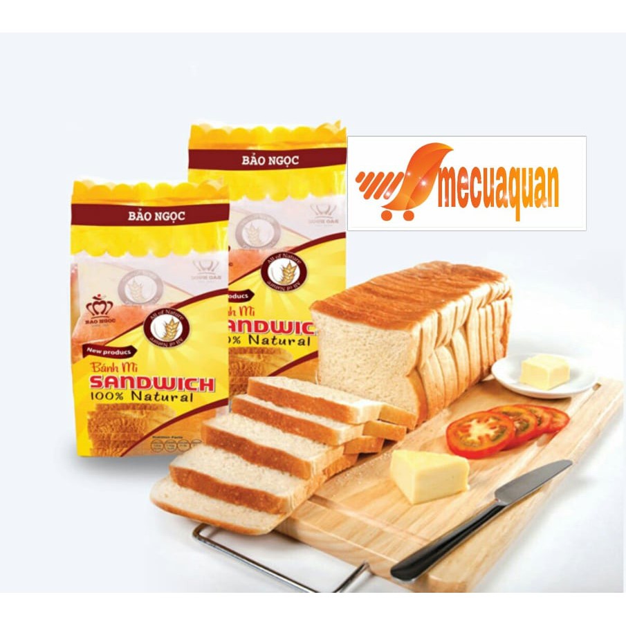 Bánh mì sandwich Bảo Ngọc gói 275g (khoảng 12 lát)