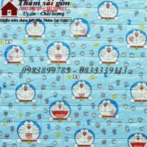 [70cm x 77cm- dày 5mm] XỐP DÁN TƯỜNG HOẠT HÌNH DORAEMOM, HELLOKITTY