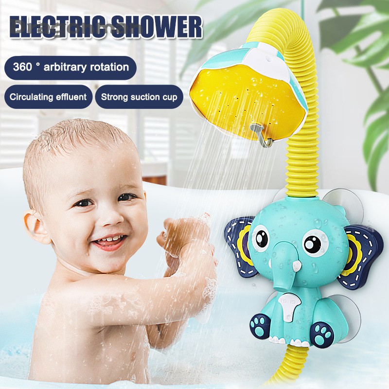 đồ chơi cho bé Đầu Vòi Sen Cho Bé Sơ Sinh Hình Voi Dễ Thương Bộ vòi tay sen sen tăng áp siêu mạnh tia mịn chính hãng