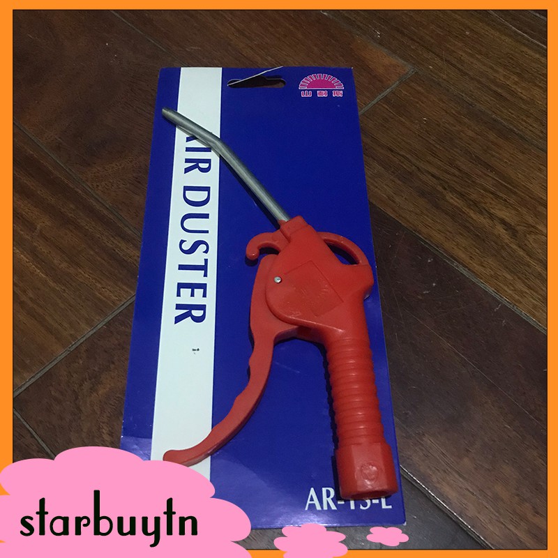 Súng - đầu xịt hơi xịt bụi - nhựa đỏ đài loan