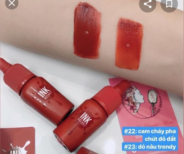 (Auth 100%) son ink màu 23 đỏ nâu cực mướt và tôn da | BigBuy360 - bigbuy360.vn