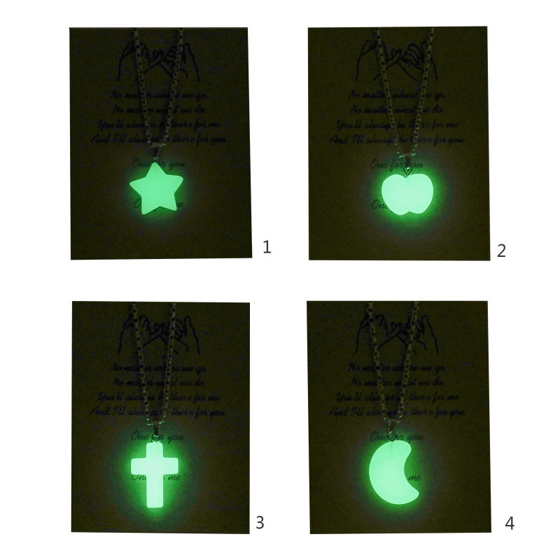 Vòng cổ Mặt Hình Ngôi Sao Năm Cánh Màu Dạ Quang