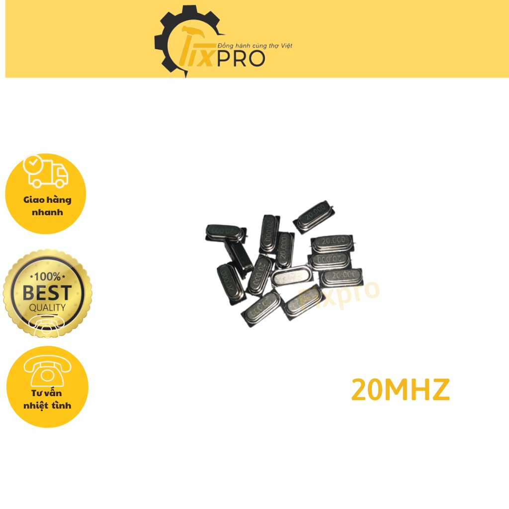 Thạch anh 2 chân 20mhz SMD chất lượng tốt