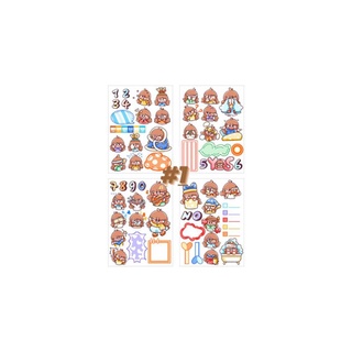 SET 4 TẤM STICKER CÔ GÁI CUTE
