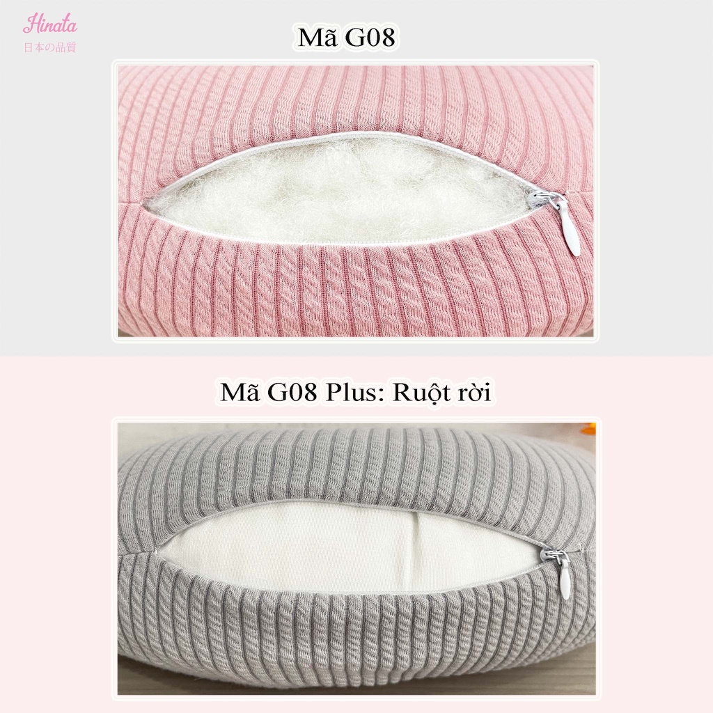 Gối cánh tiên đa năng cho mẹ bầu HINATA - Giảm đau hông, đau lưng, đau xương khớp... G08