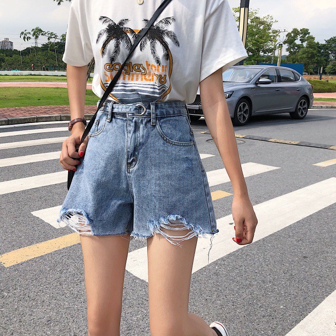 [Size M] Quần shorts jean nữ Ulzzang Quảng Châu QNJ82