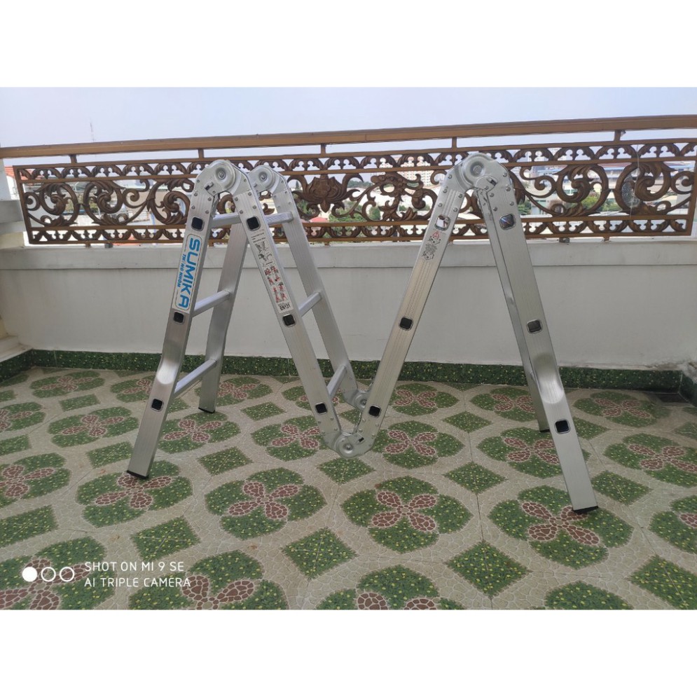 THANG NHÔM GẤP 4 ĐOẠN SUMIKA SK603 - Sk604
